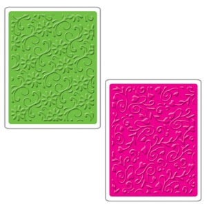 Sizzix Textured Impressions Embossing Folders 4PK - Christmas Set